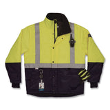 ergodyne® N-Ferno 6478 Class 2 Hi-Vis Freezer Jacket, 2X-Large, Lime (EGO41276) Each
