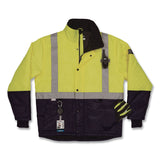 ergodyne® N-Ferno 6478 Class 2 Hi-Vis Freezer Jacket, 5X-Large, Lime (EGO41279) Each