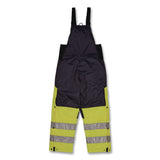 ergodyne® N-Ferno 6479 Hi-Vis Freezer Bib Overalls, Small, Lime (EGO41282) Each