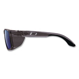 ergodyne® Skullerz SIXTEN Anti-Scratch/Enhanced Anti-Fog Safety Glasses w/Side Shield, Polarized Mirrored Lens, Translucent Smoke, Blue (EGO58240) Each