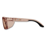 ergodyne® Skullerz SIXTEN Anti-Scratch/Enhanced Anti-Fog Safety Glasses w/Side Shield, Polarized Mirrored Lens, Translucent Tan, Bronze (EGO58241) Each
