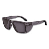 ergodyne® Skullerz SIXTEN Anti-Scratch/Enhanced Anti-Fog Safety Glasses w/Side Shield, Polarized, Translucent Smoke Frame, G15 Lens (EGO58260) Each