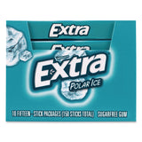 Wrigley's® Extra Polar Ice Sugar-Free Gum, Polar Ice, 15 Sticks/Pack, 10 Packs/Carton (GRR22002641) Case of 10