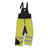 ergodyne® N-Ferno 6479 Hi-Vis Freezer Bib Overalls, X-Large, Lime (EGO41285) Each