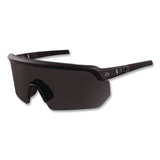ergodyne® Skullerz AEGIR Color Enhancing Safety Glasses, Matte Black Nylon Frame, High Contrast Smoke Polycarbonate Lens (EGO55201) Each