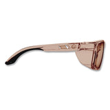 ergodyne® Skullerz SIXTEN Anti-Scratch/Enhanced Anti-Fog Safety Glasses w/Side Shield, Polarized Mirrored Lens, Translucent Tan, Bronze (EGO58241) Each