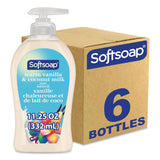 Softsoap® Liquid Hand Soap Pumps, Vanilla and Coconut, 11.25 oz, 6/Carton (CPCUS07059ACT) Case of 6
