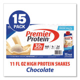 Premier Protein® Vanilla Shake, 11 oz Bottle, 15/Carton (GRR22002614) Case of 15