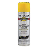 Rust-Oleum® Professional Spray Paint, Gloss Yellow, 15 oz Aerosol Can, 6/Carton (RST7543838CT) Case of 6