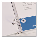 Avery® Hole Reinforcement Labels, 0.25 dia, White, 560/Pack (AVE6734) Pack of 560