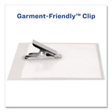 Avery® Clip-Style Name Badge Kit, Clear, 3 x 4 Insert, 50 Badges/Box, 5 Boxes/Carton (AVE74536) Case of 5