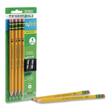 Dixon® Ticonderoga My First Wooden Pencil, HB (#2), Black Lead, Yellow Barrel, 4/Pack (DIX33309) Pack of 4