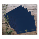 Great Papers!® Classic Crest Certificate Covers, 9.38 x 12, Navy, 4/Pack (GRP903115) Pack of 4