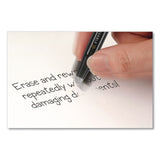 Pilot® FriXion Ball Erasable Gel Pen, Stick, Fine 0.7 mm, Black Ink, Black Barrel, 3/Pack (PIL31556) Each