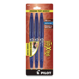 Pilot® FriXion Ball Erasable Gel Pen, Stick, Fine 0.7 mm, Blue Ink, Blue Barrel, 3/Pack (PIL31567) Pack of 3
