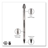 uniball® VISION ELITE Rollerball Pen, Stick, Bold 0.8 mm, Black Ink, White/Black/Clear Barrel, 4/Pack (UBC67180) Pack of 4
