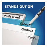 EXPO® Dry Erase Marker, Fine Tip, Black, 4/Pack (SAN86661) Pack of 4