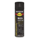 Rust-Oleum® Hard Hat High Performance V2100 System Rust Preventive Enamel Spray Paint, Semi-Gloss Black, 15 oz Aerosol Can, 6/Carton (RSTV2177838CT) Case of 6