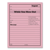 Adams® While You Were Out Memo Pad, One-Part (No Copies), 4.25 x 5.5, 50 Forms/Pad, 12 Pads/Pack (ABF9711D) Pack of 12
