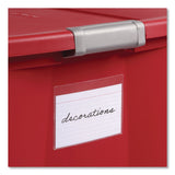 Cardinal® HOLD IT Index Card Pocket, Top Load, 3 x 5, Clear, 100/Box (CRD21150CB) Box of 100
