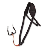 ergodyne® Squids 3143 Barcode Scanner Sling Lanyard, 8.75" Long, Black (EGO19254) Each