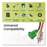 GoGreen Power 16 AWG Outdoor Extension Cord, 100 ft, 10 A, Orange (GGPGG13700) Each