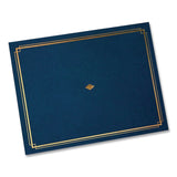 Gartner Studios® Certificate Holders, 9.5 x 12, Blue/Gold, 6/Pack (GTE35005) Pack of 6