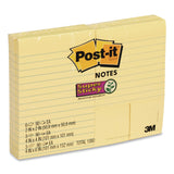 Post-it® Notes Super Sticky Canary Yellow Pads Combo Pack, (6) Unruled 1.88 x 1.88, (3) Note Ruled 4 x 4, (3) Note Ruled 4 x 6, 90 Sheets/Pad, 12 Pads/PK (MMM2937240) Pack of 12