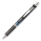 Pentel® EnerGel RTX Gel Pen, Retractable, Fine 0.5 mm, Black Ink, Black/Blue Barrel, 3/Pack (PENBLN75BP3A) Each