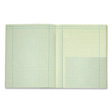 TOPS™ Computation Notebook, Quadrille Rule (4 sq/in), Red Cover, (75) 11.75 x 9.5 Sheets (TOP35126) Each