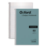 Oxford® One-Subject Notebook, Medium/College Rule, Blue Cover, (80) 9.5 x 6 Sheets (TOP65121) Each