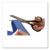 Westcott® Forged Steel Standard Scissors, 8" Long, Straight Black Handle (ACM10260) Each