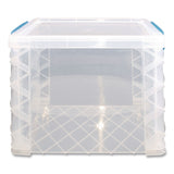 Advantus Super Stacker File and Document Box, Letter Files, 11.25 x 14.5 x 10.5, Translucent White (AVT36872) Each