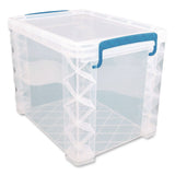Advantus Super Stacker File and Document Box, Letter Files, 11.25 x 14.5 x 10.5, Translucent White (AVT36872) Each