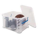 Advantus Super Stacker File and Document Box, Letter/Legal Files, 14.68 x 18.37 x 33.75, Translucent White (AVT486085) Each