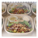 World Centric® PLA Lids for Fiber Bowls, 8.8 x 8.8, Clear, 200/Carton (WORBQLCS24) Case of 200