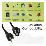 GoGreen Power 14 AWG Lighted End Heavy-Duty Extension Cord, 50 ft, 15 A, Black (GGPGG13850BK) Each