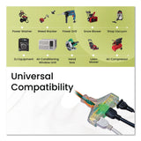 GoGreen Power 14 AWG 3-Outlet Heavy-Duty Extension Cord, 50 ft, 15 A, Orange (GGPGG15150) Each