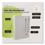 GoGreen Power 6 Outlet Swivel Wall Tap, White (GGPGG16000TSW) Each