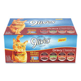 9 Lives® Gravy Classics Wet Cat Food Variety Pack, Assorted Flavors, 5.5 oz Can, 48/Carton (GRR22002667) Case of 48