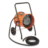 Global Industrial® Portable Salamander Heater with Adjustable Thermostat, 15,000 W, 21.59 x 28 x 38.5, Orange (GBE653673) Each