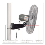 Global Industrial® Oscillating Fan, Pole or Column Mount, 30", 6,780 CFM, 1/3 hp (GBE293156) Each