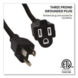 GoGreen Power 16 AWG Outdoor Extension Cord, 50 ft, 13 A, Black (GGPGG13750BK) Each