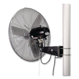 Global Industrial® Deluxe Oscillating Fan, Pole or Column Mount, 24", 4,660 CFM, 1/2 hp (GBE293157) Each