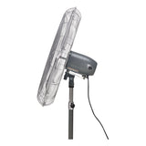 Global Industrial® Oscillating Pedestal Fan, 30", 3 Speeds, Gray (GBE585280) Each