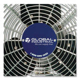 Global Industrial® Oscillating Wall Mount Fan, 24", 3 Speeds, Black (GBE607050) Each