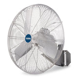 Global Industrial® Washdown Wall Mount Fan, 24", 1 Speed, Silver (GBE293018) Each