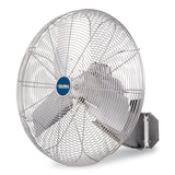 Global Industrial® Washdown Wall Mount Fan, 24", 1 Speed, Silver (GBE293018) Each