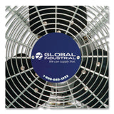 Global Industrial® Oscillating Wall Mount Fan, 30", 3 Speeds, Black (GBE607051) Each