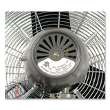 Global Industrial® Oscillating Wall Mount Fan, 30", 3 Speeds, Black (GBE607051) Each